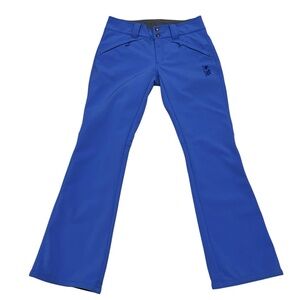 Mountain Hardwear Periwinkle Blue Fleece Lined Ski Pants Snow Pants size 8
